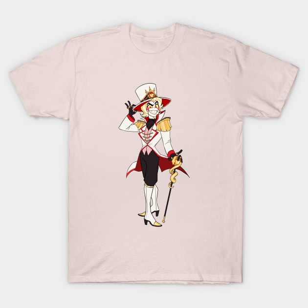 Lucifer hazbin hotel character T-Shirt by kabaryangbaik